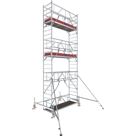 Rusztowanie jezdne aluminiowe Krause Stabilo 100 (0,75x2,50 m) – wys. rob. 7,5 m